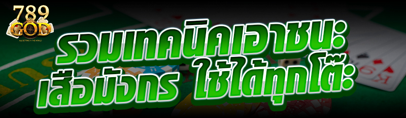 รวมเทคนิคเอาชนะเสือมังกร ใช้ได้ทุกโต๊ะ