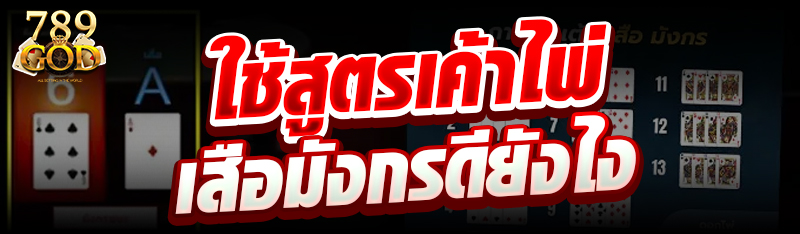 ใช้สูตรเค้าไพ่เสือมังกรดียังไง