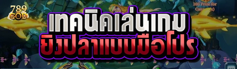 เทคนิคเล่นเกมยิงปลาแบบมือโปร