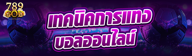 เทคนิคการแทงบอลออนไลน์