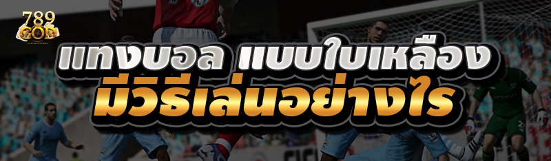 แทงบอล แบบใบเหลือง มีวิธีเล่นอย่างไร